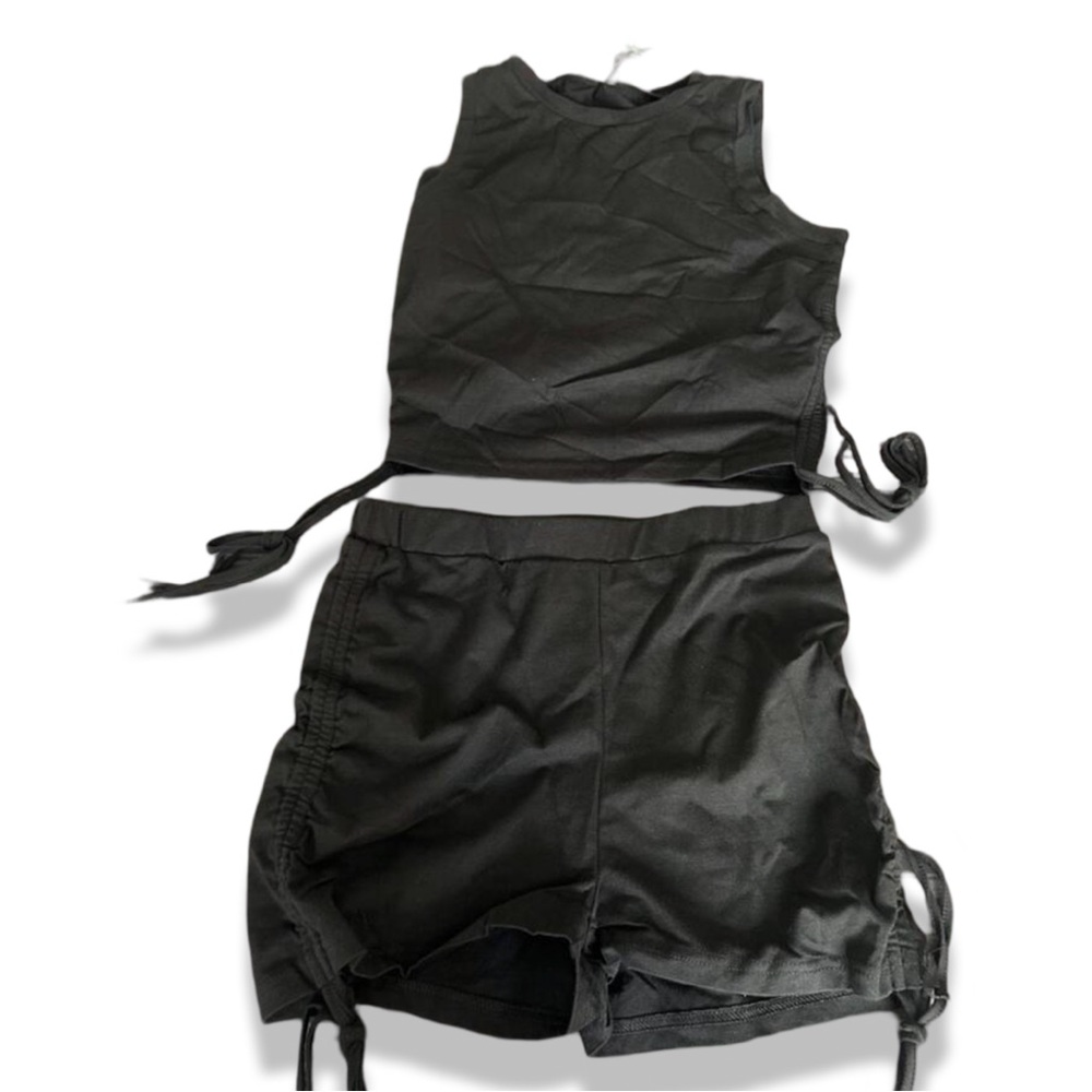 Women's Drawstring Ruched Set - Picture 5 of 5